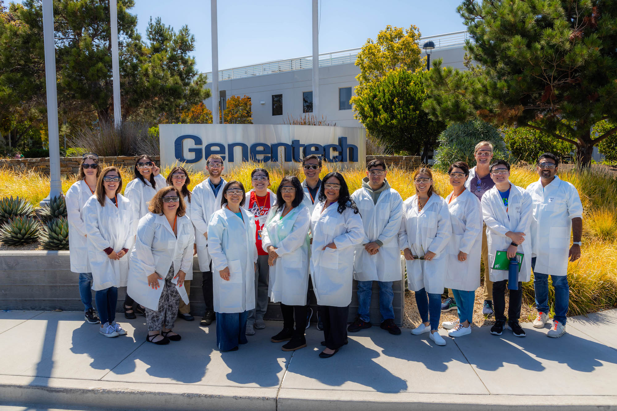 In July 2023, Genentech welcomed 17 high school science teachers from under-resourced schools in California to our South San Francisco campus.